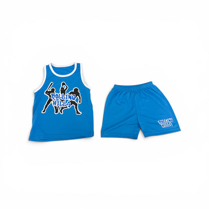 Custom Boys Athletic Set - Blue