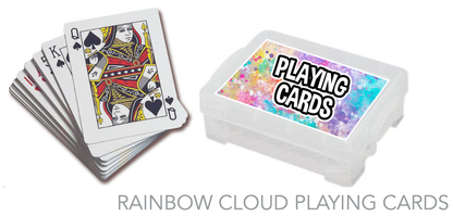 PLAYING CARDS - RAINBOW CLOUD