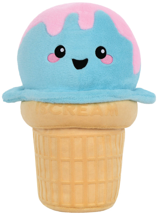 Ice Cream Cone Embossed Scented Plush
