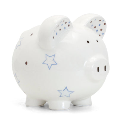 Blue Star Large Piggy Bank, view 2