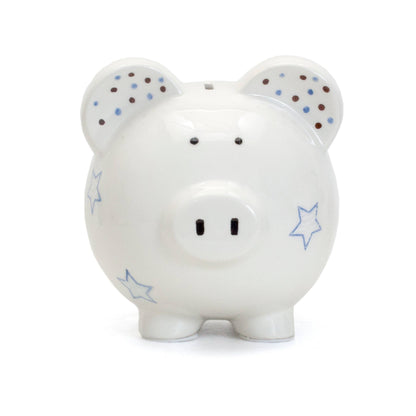 Blue Star Large Piggy Bank, view 4