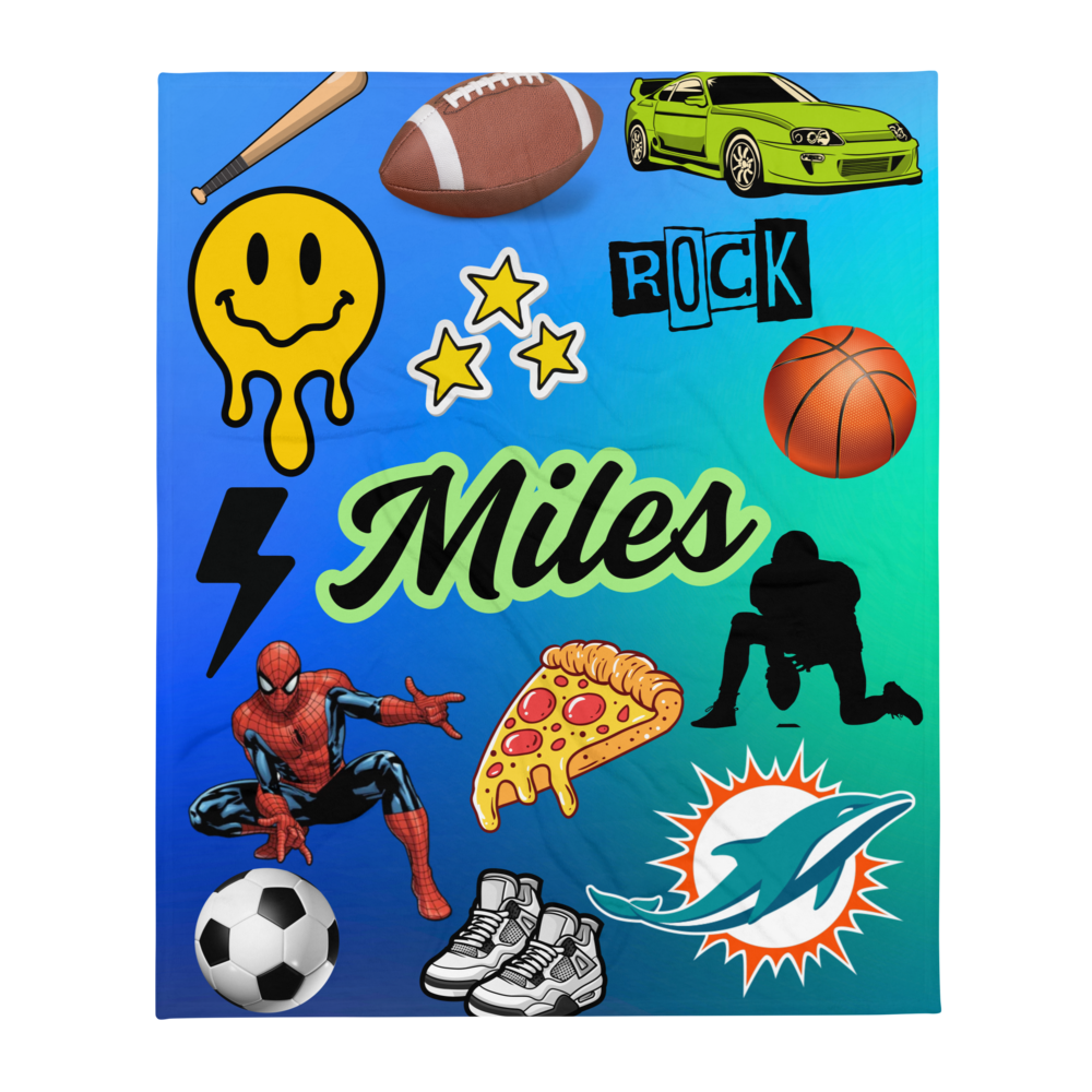 Boys Favorite Things Blanket