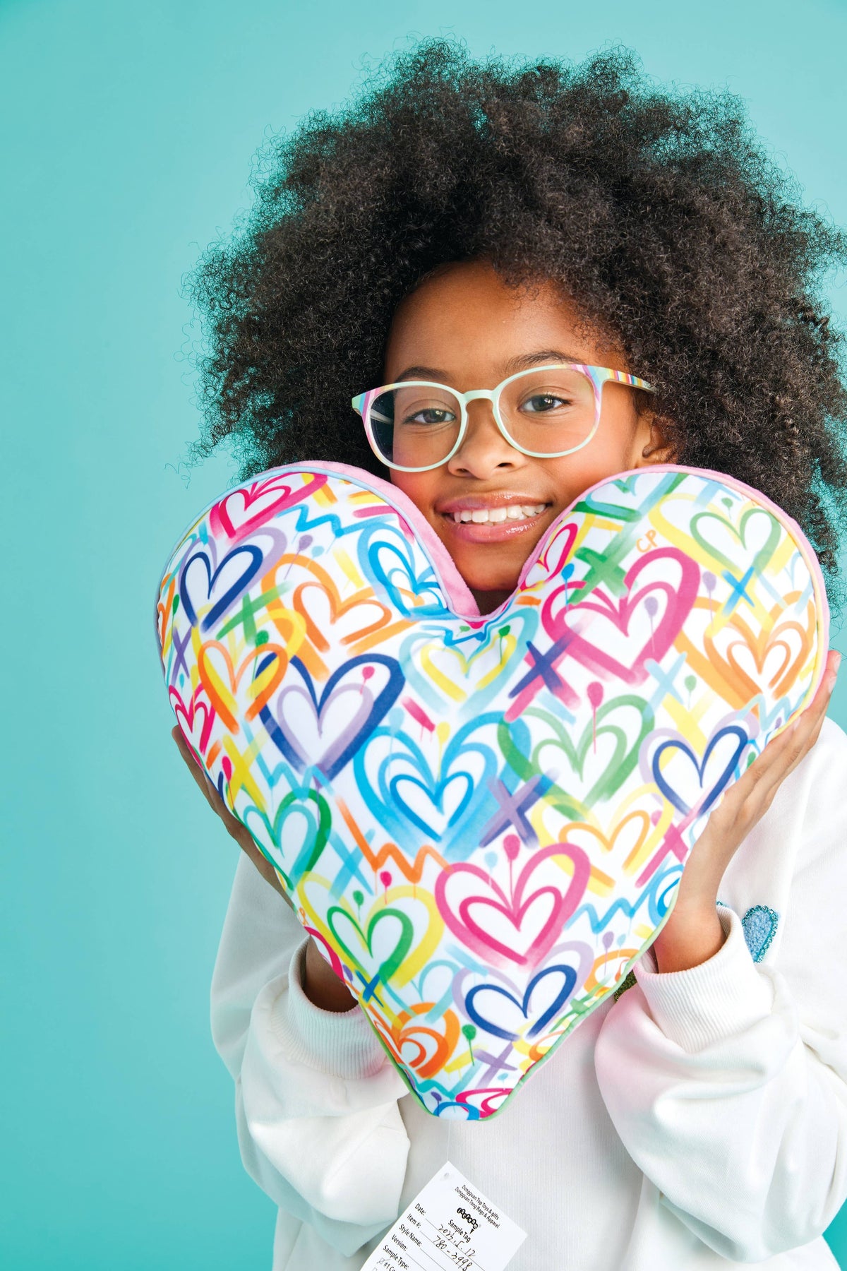 Corey Paige Hearts Microbead Pillow