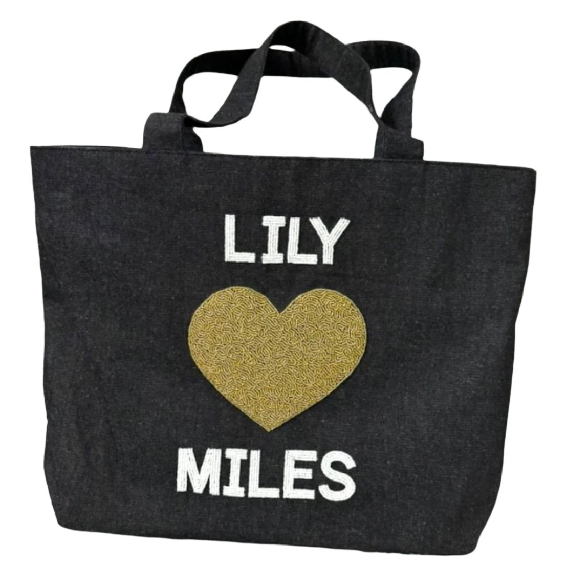 Custom Beaded Large Tote, view 2