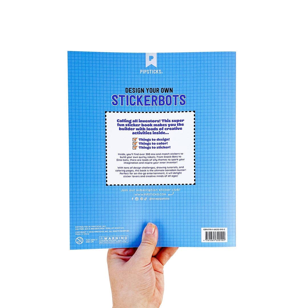 Design Your Own Sticker Book: Stickerbots, view 10