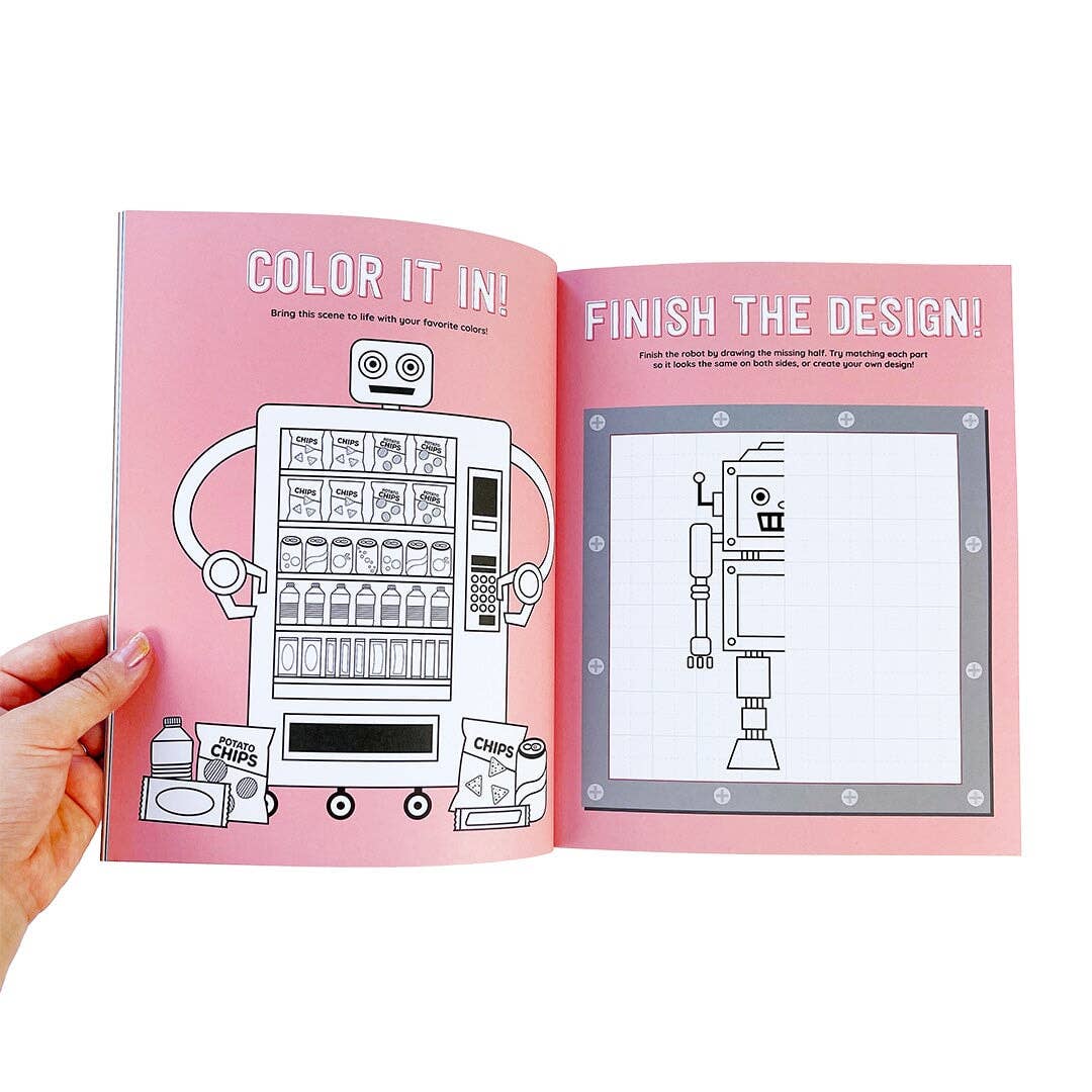 Design Your Own Sticker Book: Stickerbots, view 4
