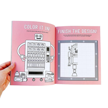 Design Your Own Sticker Book: Stickerbots, view 4