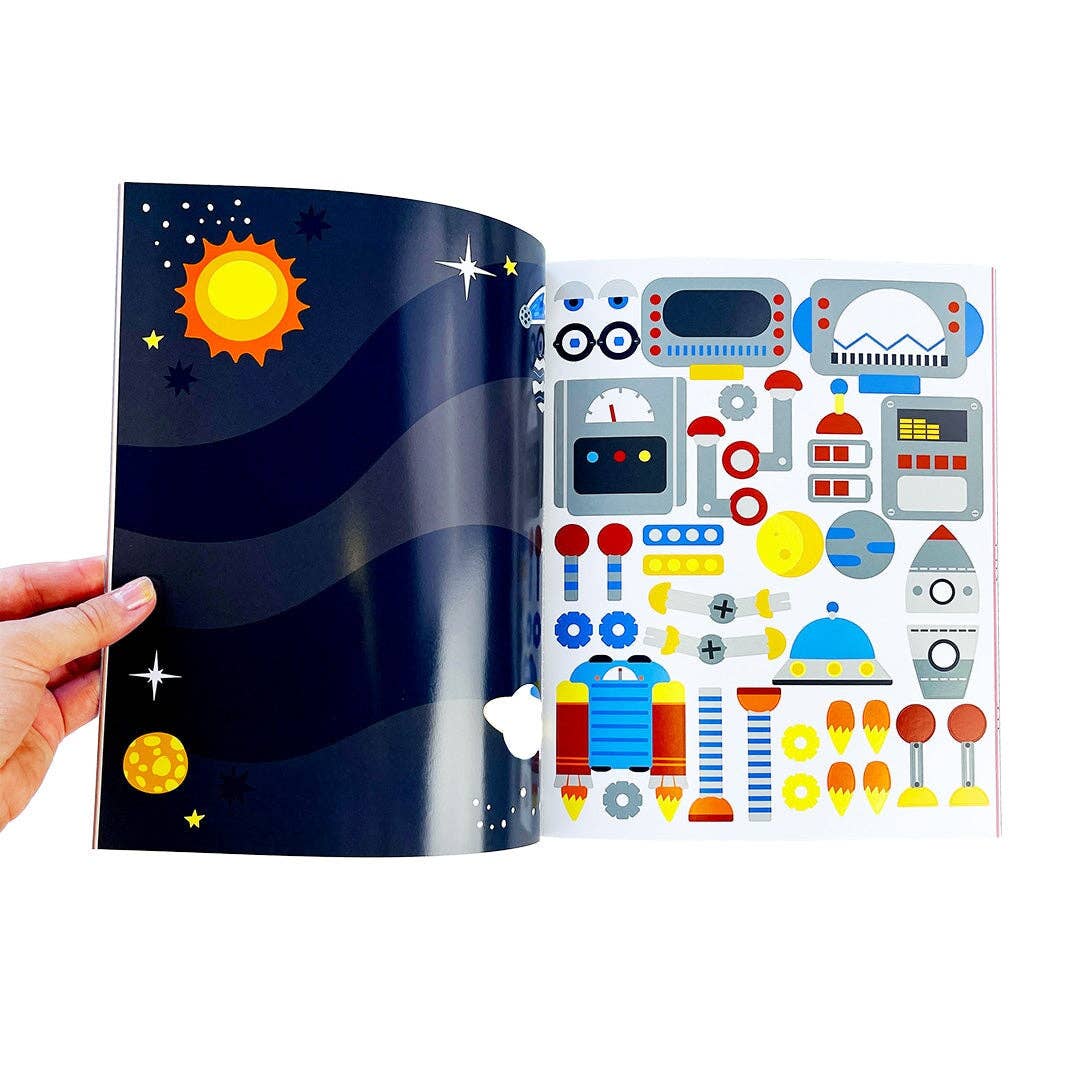 Design Your Own Sticker Book: Stickerbots, view 5