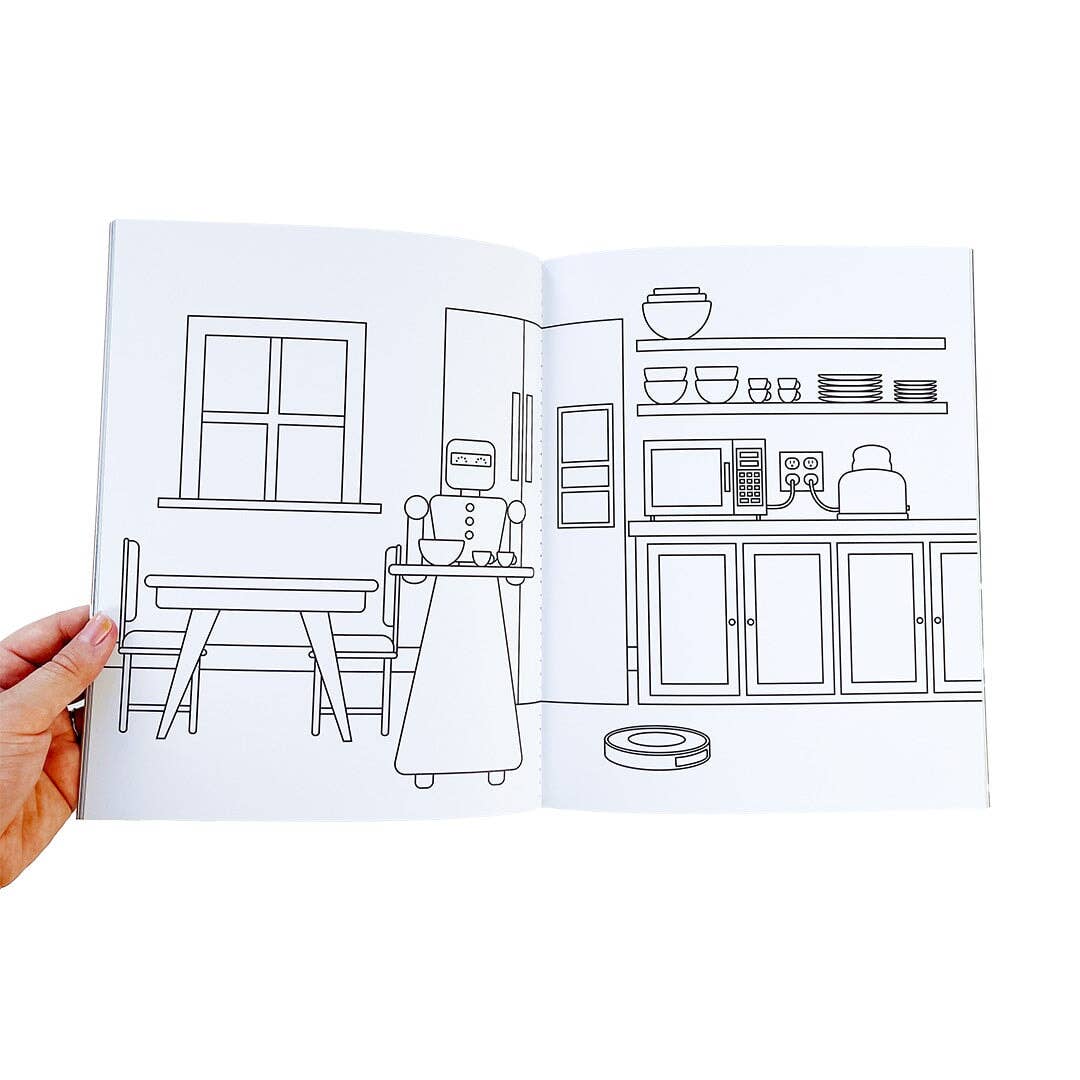Design Your Own Sticker Book: Stickerbots, view 6