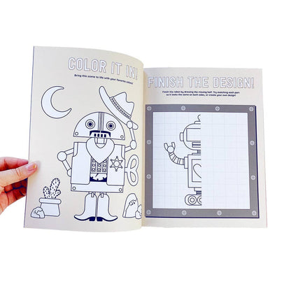 Design Your Own Sticker Book: Stickerbots, view 9