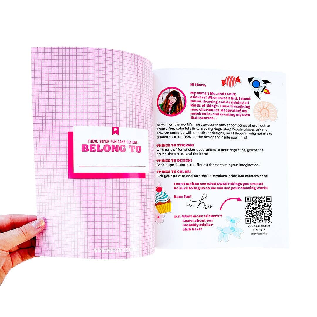 Design Your Own Sticker Book: Stickercakes, view 2