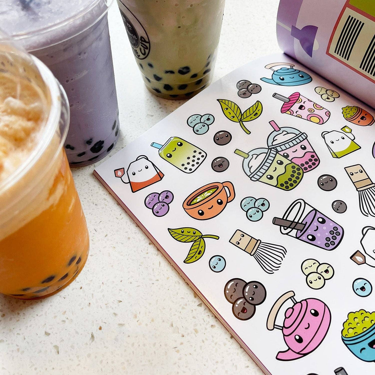Draw-Along Food Sticker Book, view 14