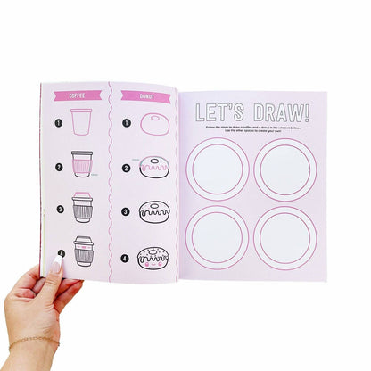 Draw-Along Food Sticker Book, view 3