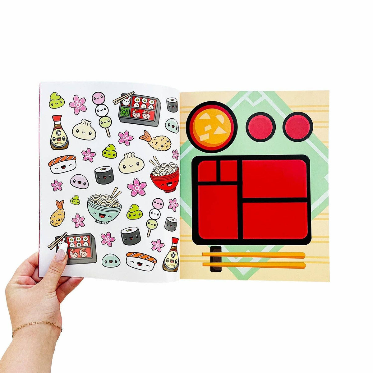 Draw-Along Food Sticker Book, view 4