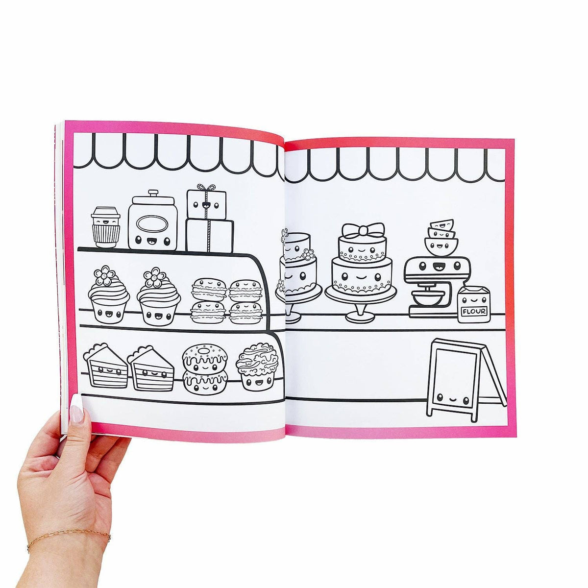 Draw-Along Food Sticker Book, view 5