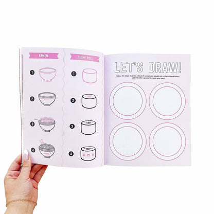 Draw-Along Food Sticker Book, view 6