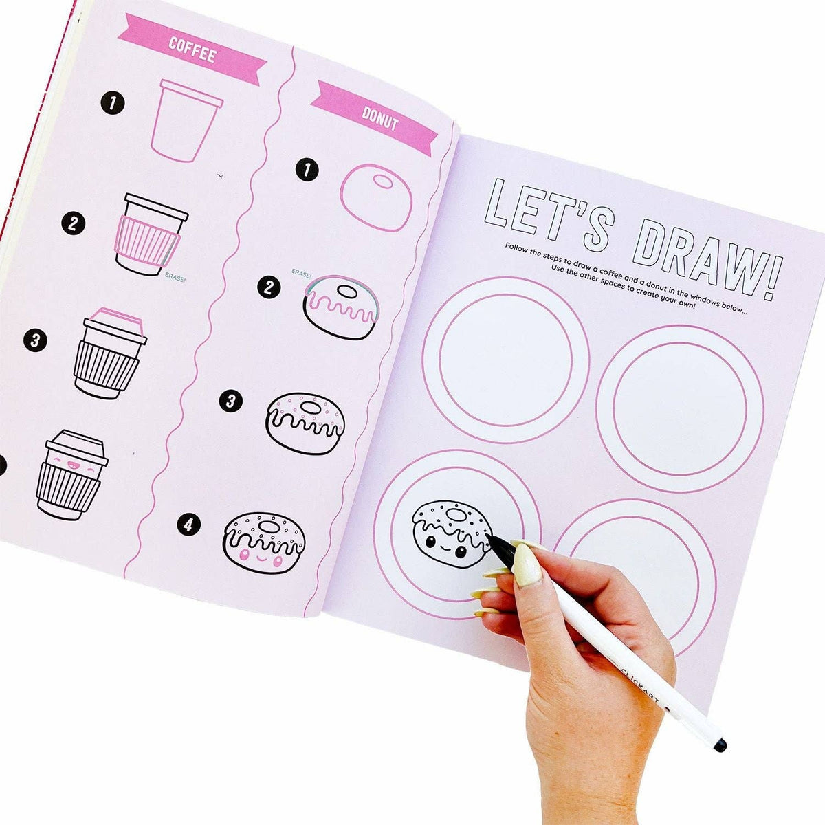 Draw-Along Food Sticker Book, view 8