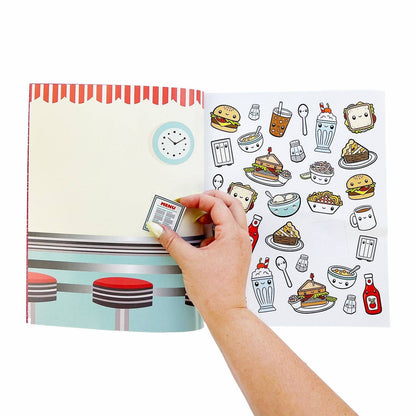Draw-Along Food Sticker Book, view 9