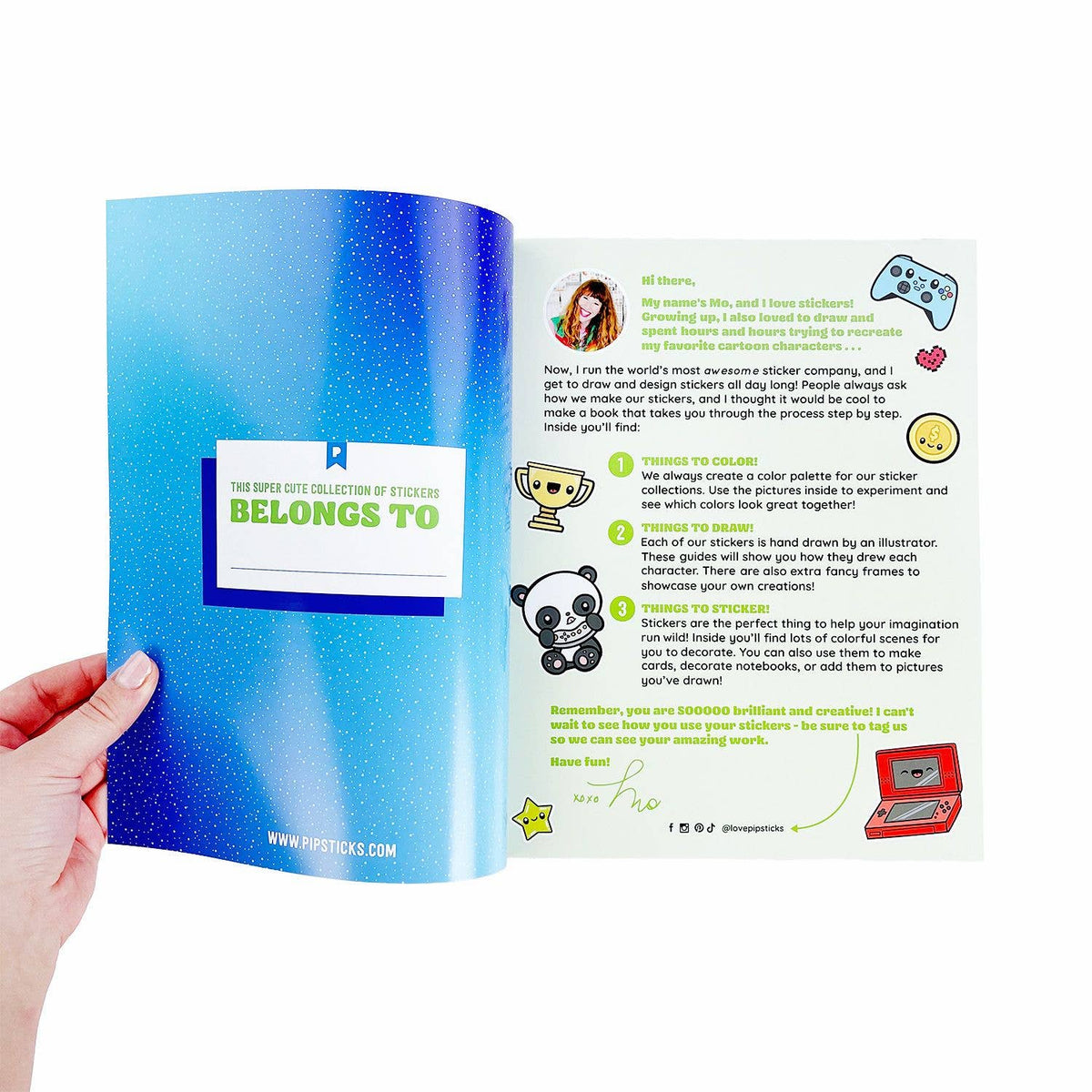 Draw-Along Gaming Sticker Book, view 2