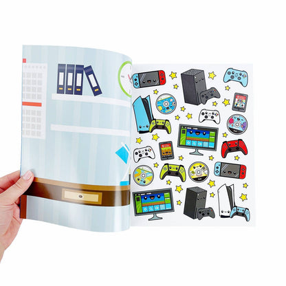 Draw-Along Gaming Sticker Book, view 3