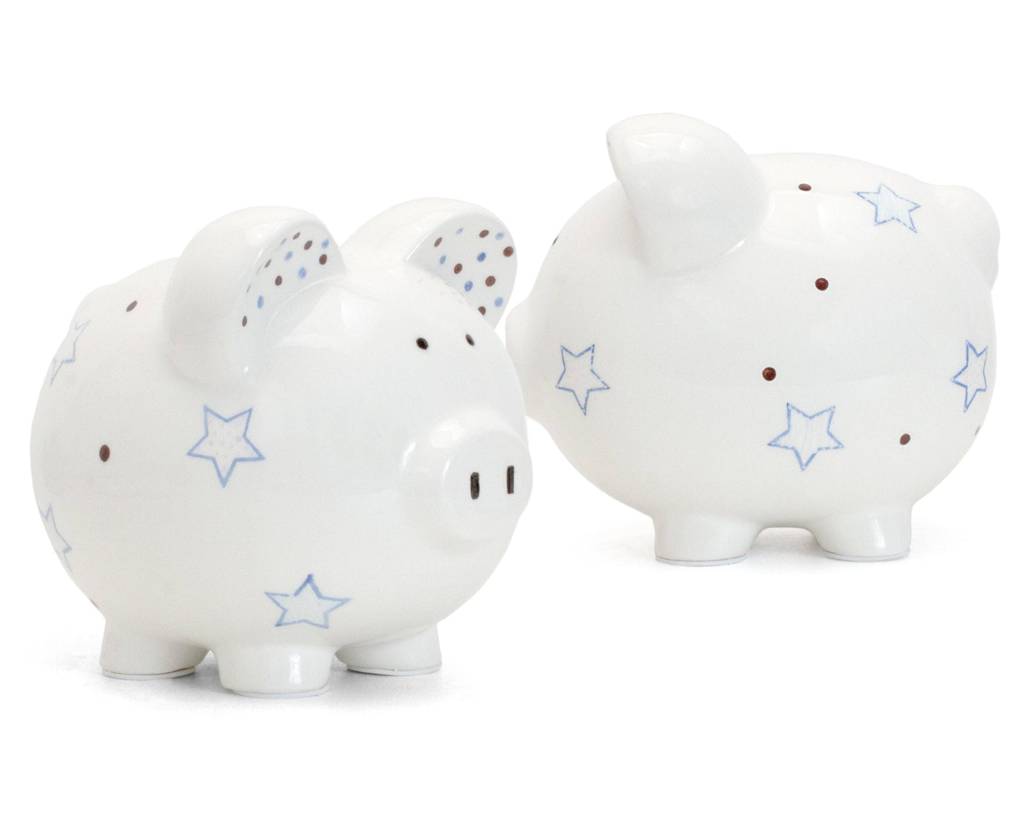Blue Star Large Piggy Bank