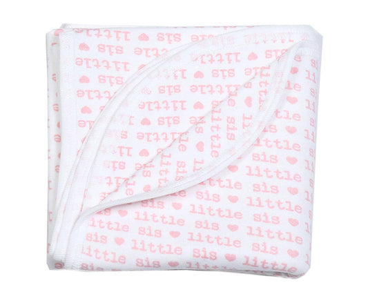 PINK Little Sis Blanket Sibling Collection