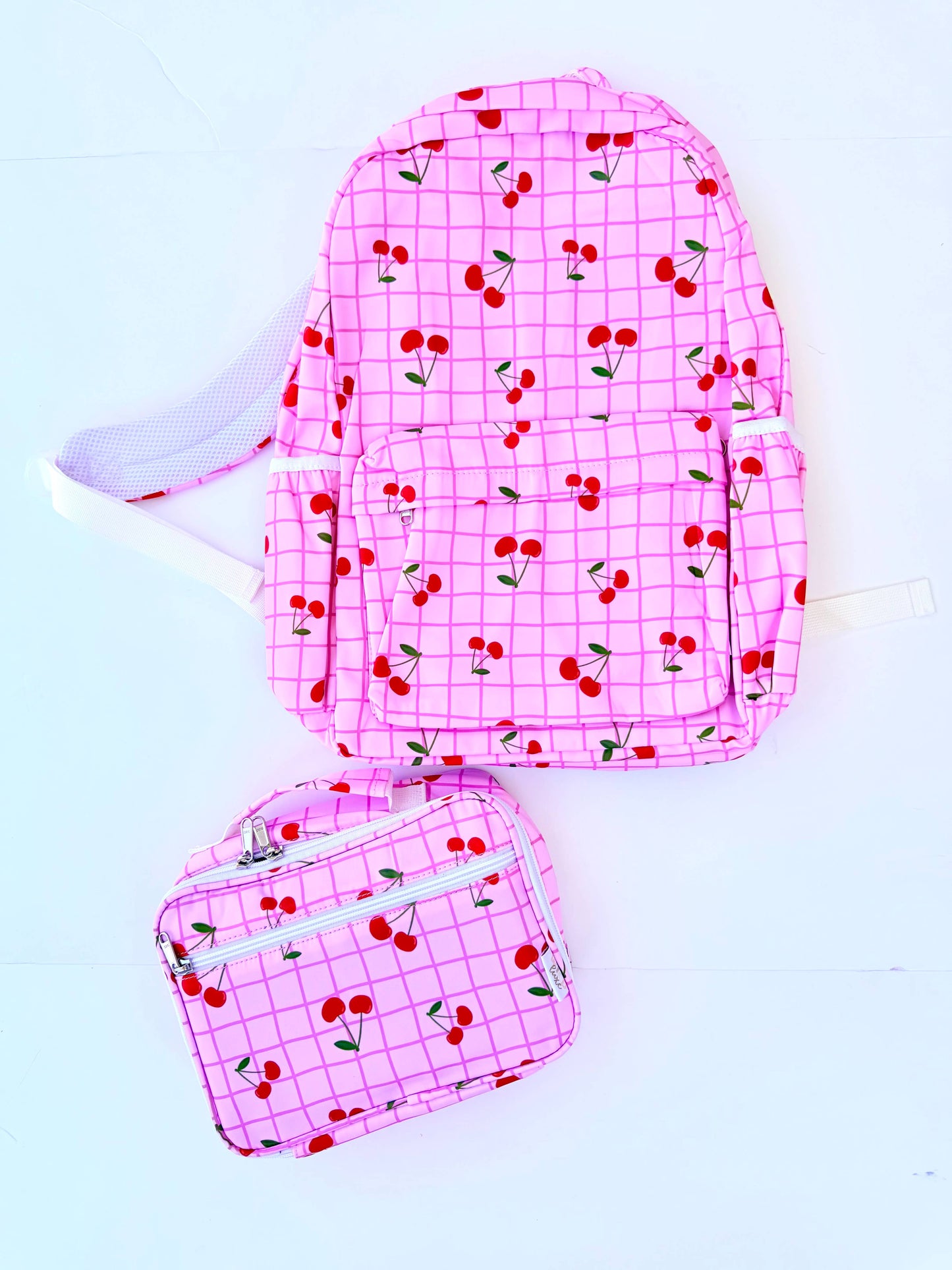Pink Cherries Personalized Backpack