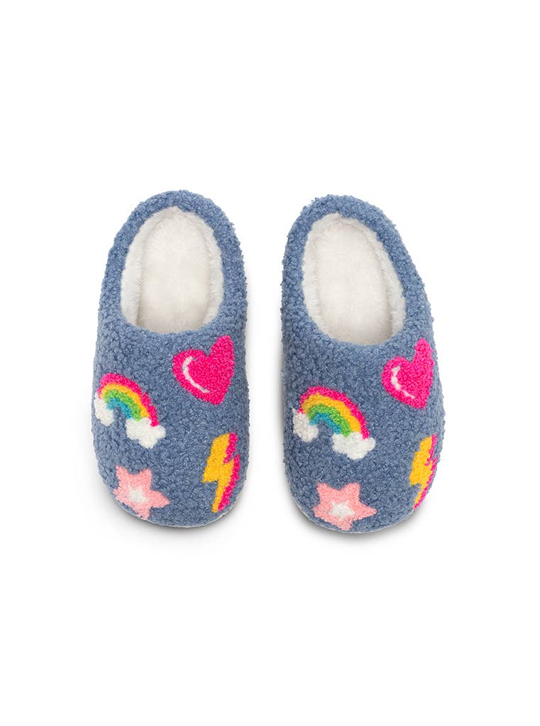 Girls Indoor Outdoor Slippers- Iconic Symbols