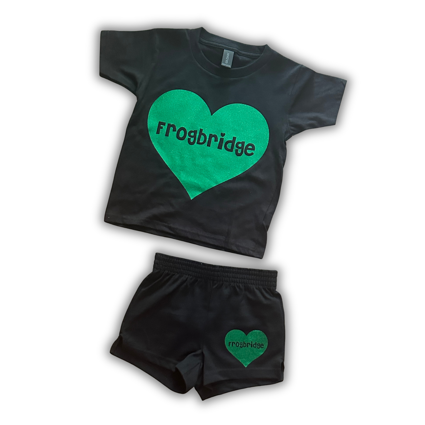 Custom Camp Sparkle Heart Set