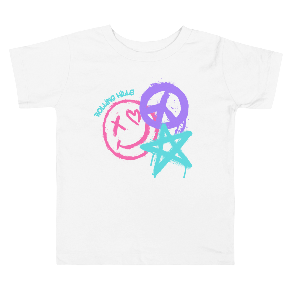 Girls Graffiti Camp / School Spirit Shirt, view 2