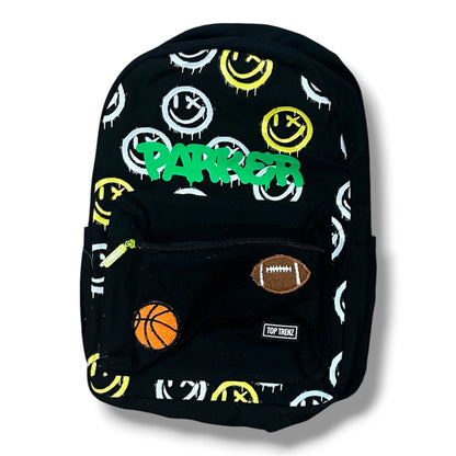 Graffiti Smile Backpack, view 2