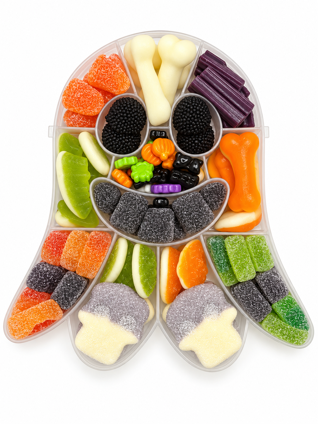 Halloween Skull Candy Box | Spooky Candy Tackle Box