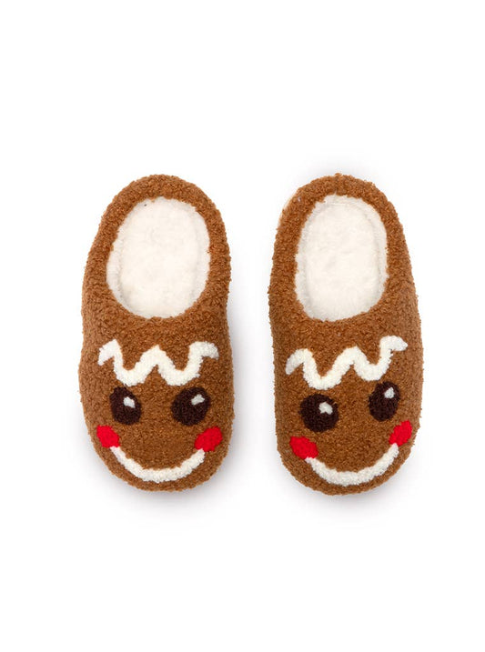 Indoor / Outdoor Slippers - Kids - Holiday - Gingerbread