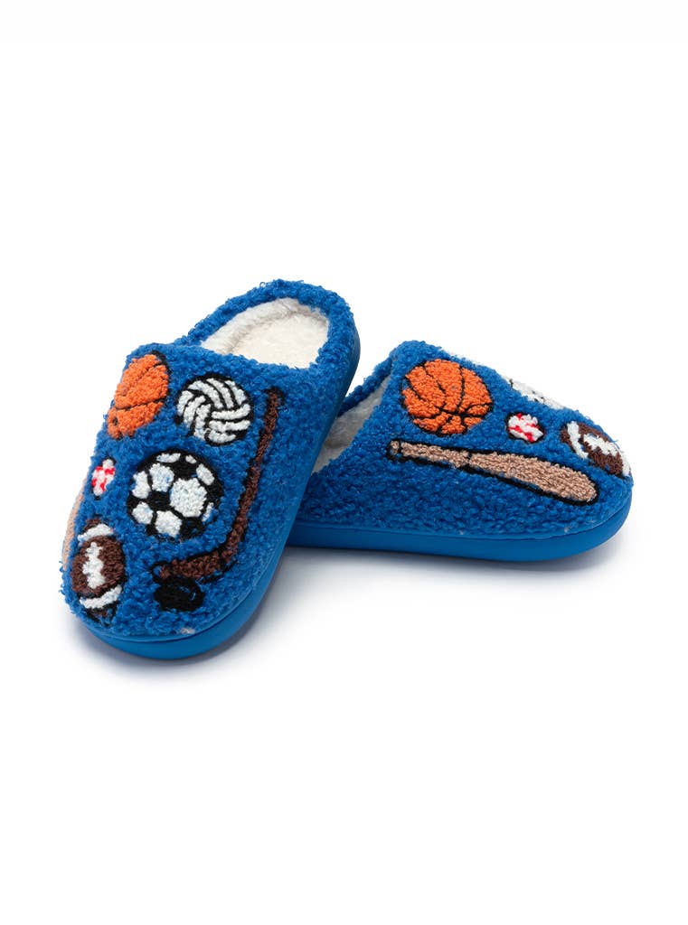 Indoor / Outdoor Slippers - Kids - Sports Equipment - Blue, view 2