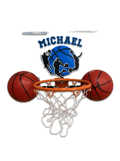 Personalized Over the Door Basketball Hoop