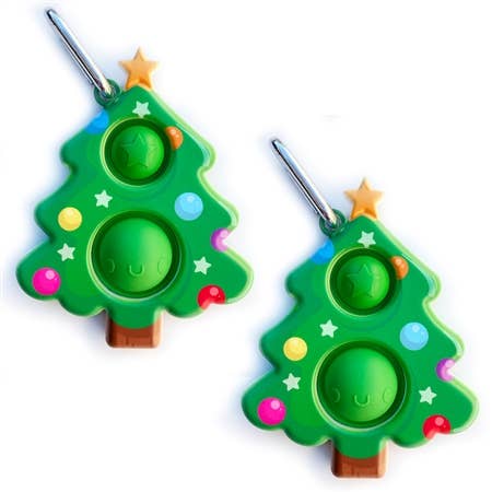 Omg! Mega Pop Christmas Tree Keychain