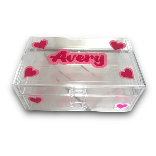 Personalized Acrylic Jewelry Box