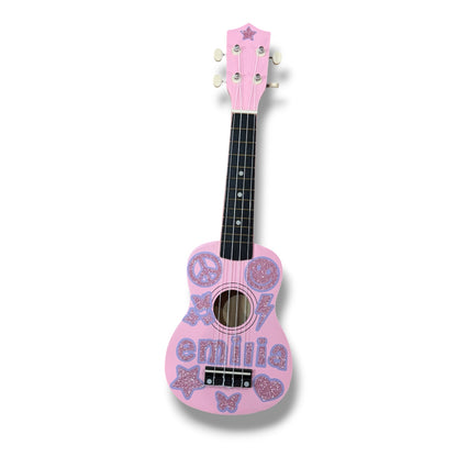Personalized Kids Wooden Guitar | Custom Name and Design, view 3