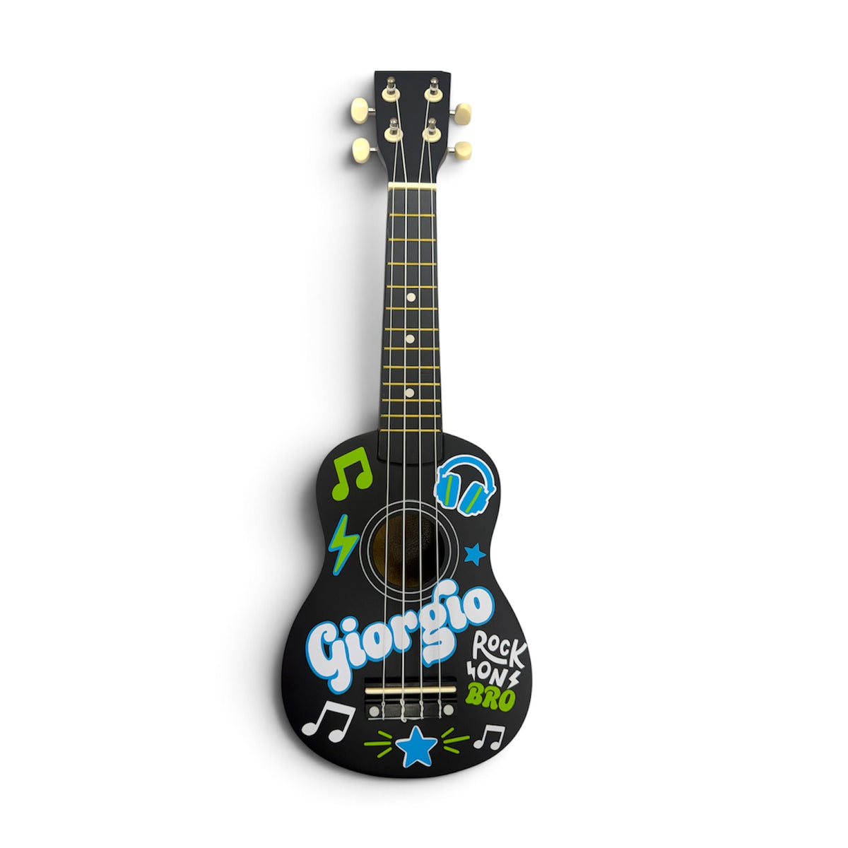 Personalized Kids Wooden Guitar | Custom Name and Design, view 4