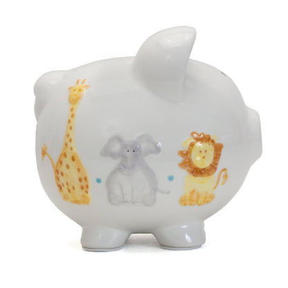 Personalized Safari Piggy Bank, view 3