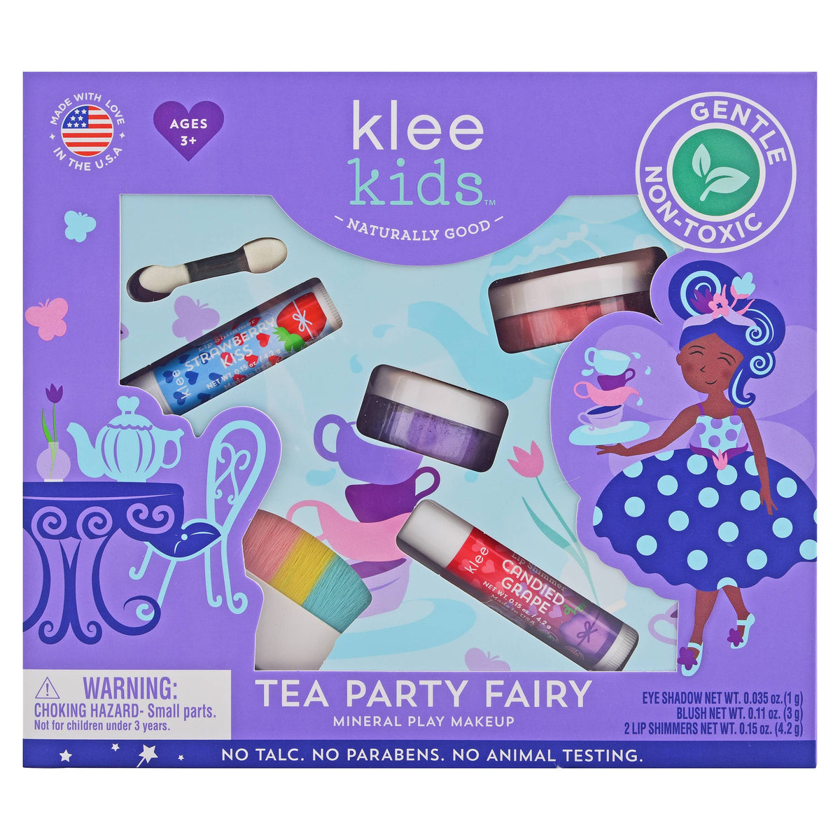 Pom Pom Fairy - Klee Kids Natural Mineral Play Makeup Kit, view 11