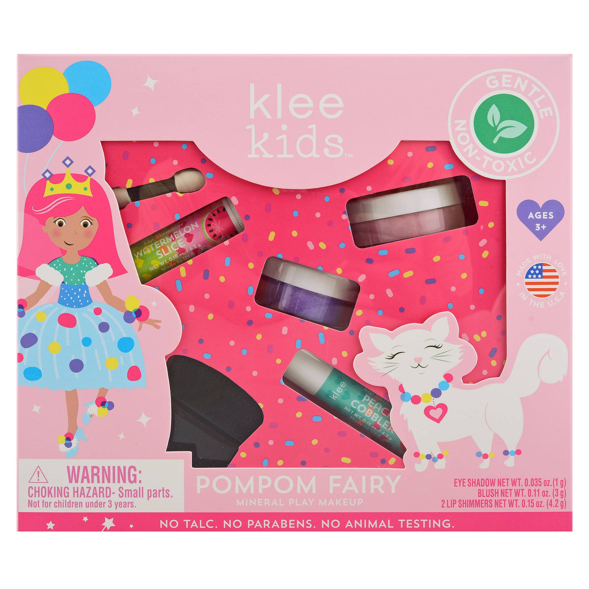Pom Pom Fairy - Klee Kids Natural Mineral Play Makeup Kit, view 2
