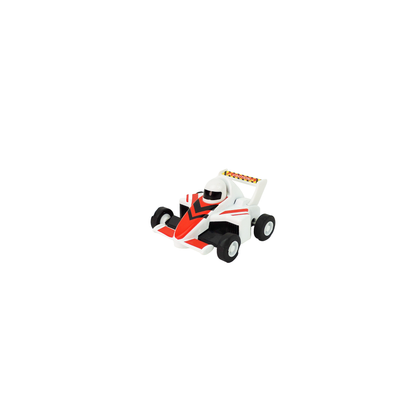 Rollin’ Diecast Pull-Back Racing Car in Clear Box, view 4