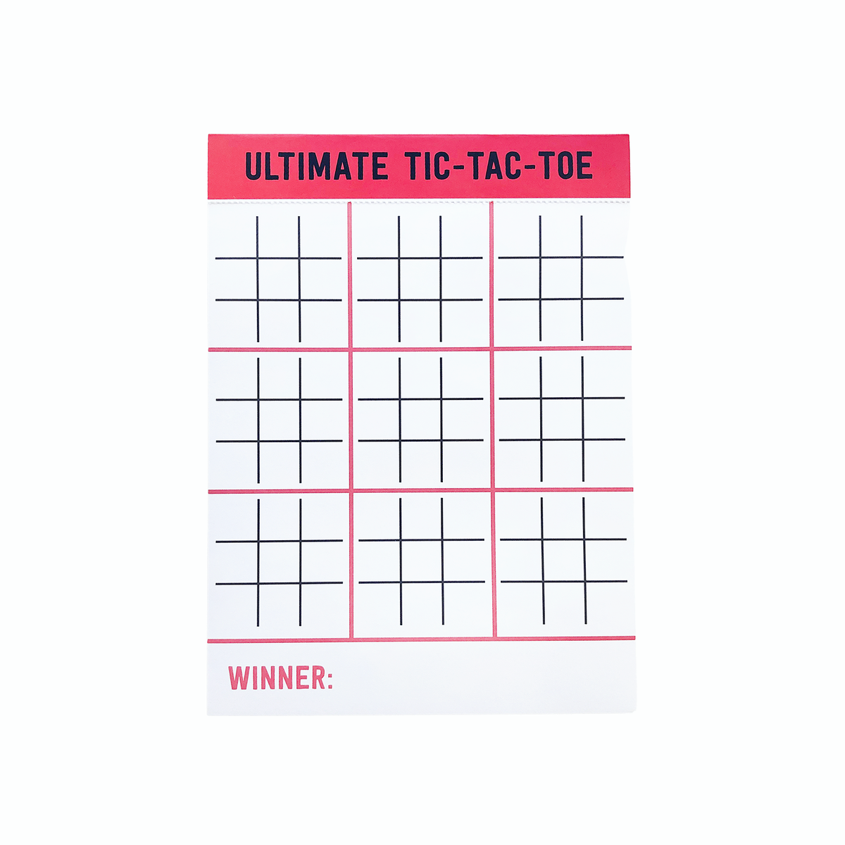 Ultimate Tic-Tac-Toe On-The-Go Pad, view 2
