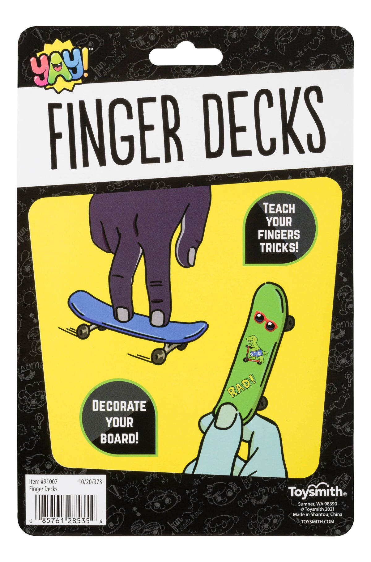 Yay! Finger Decks (Skateboards) Fun Kit, Decorate And Play, view 2